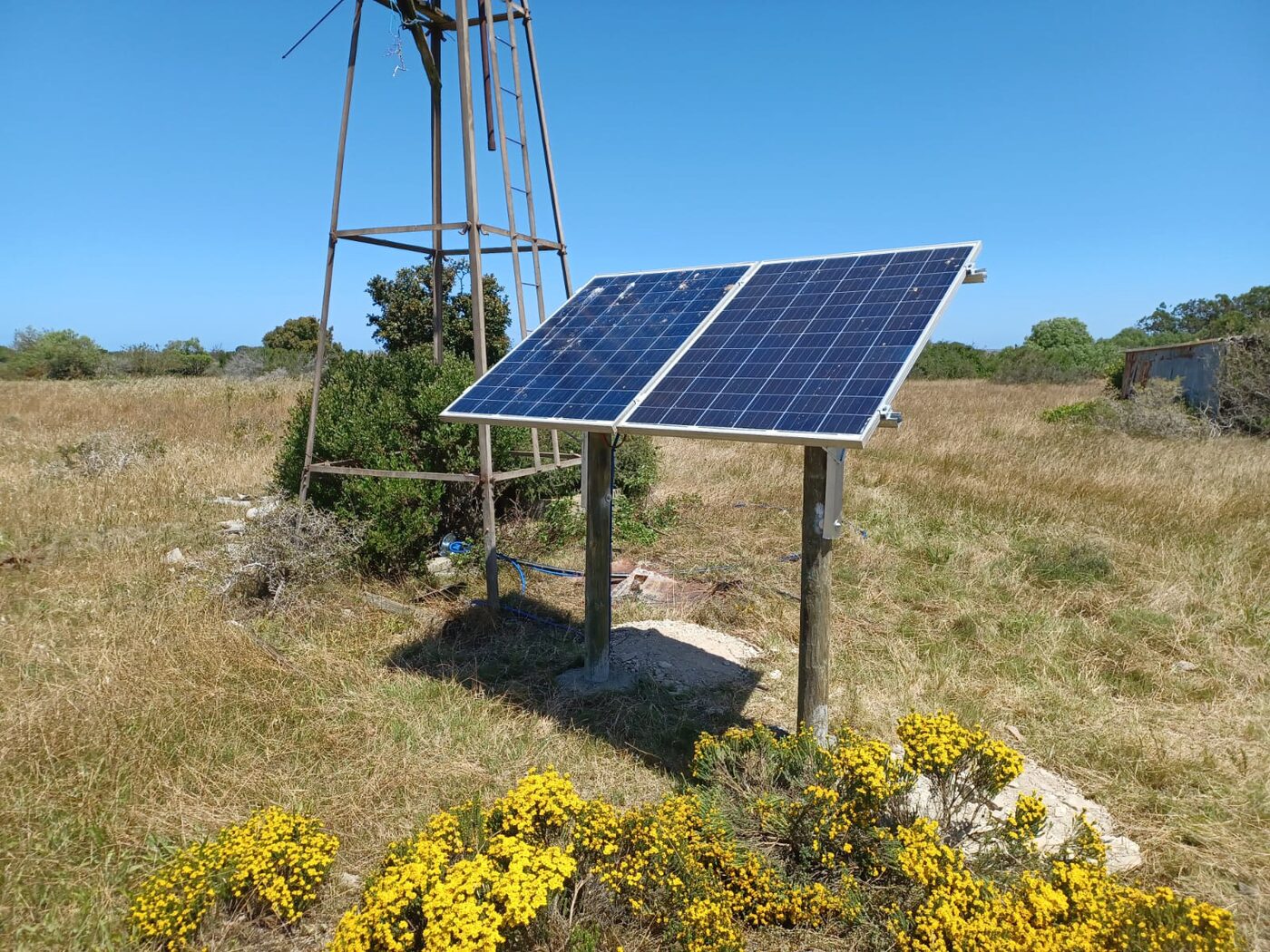 Agricultural solar installation